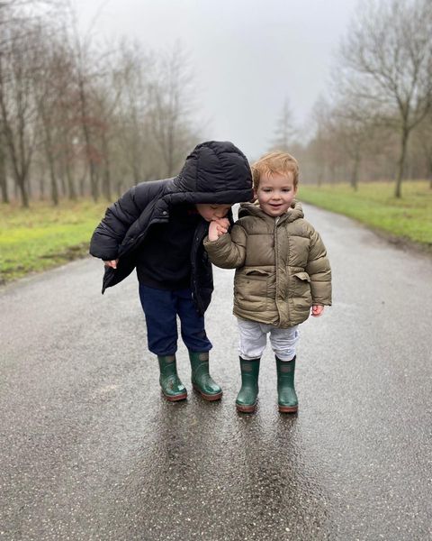 Toddlers in Warm Wellies